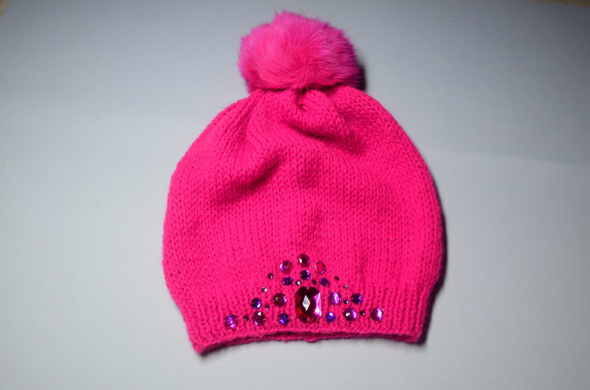 MAISENZA  Cappello di lana Forte dei Marmi - Rosa vero – Maisenza #